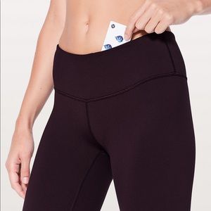 lululemon athletica Pants - Lululemon Wunder Under - Black Cherry lululemon athletica Pants - Lululemon Wunder Under - Black Cherry
